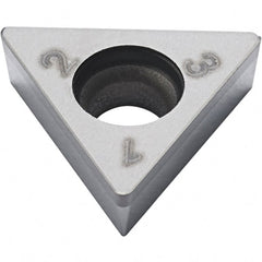 Seco - TCGW1.81.5 Grade CBN010 PCBN Turning Insert - Uncoated, 60° Triangle, 0.016" Corner Radius - Exact Tooling