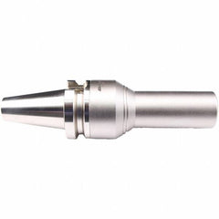 Emuge - BT40 Taper Shank, 3/4" Hole Diam x 40mm Nose Diam Milling Chuck - 156mm Projection, Through-Spindle Coolant, Balanced to 20,000 RPM - Exact Tooling
