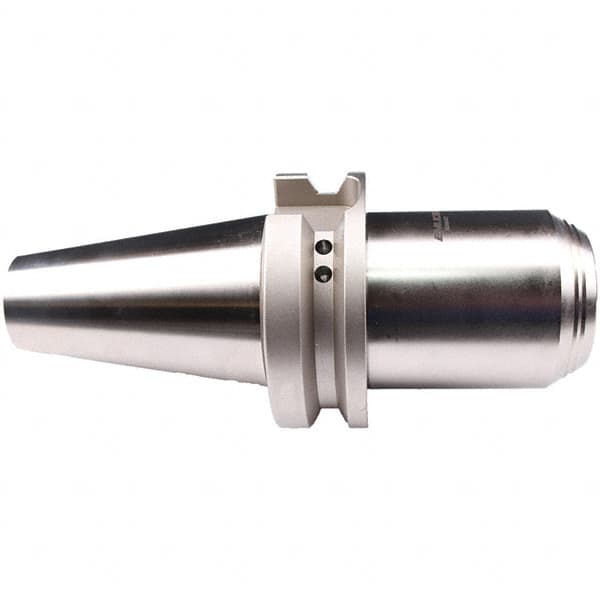 Emuge - BT50 Taper Shank, 1-1/4" Hole Diam x 70mm Nose Diam Milling Chuck - 121mm Projection, Through-Spindle Coolant, Balanced to 20,000 RPM - Exact Tooling