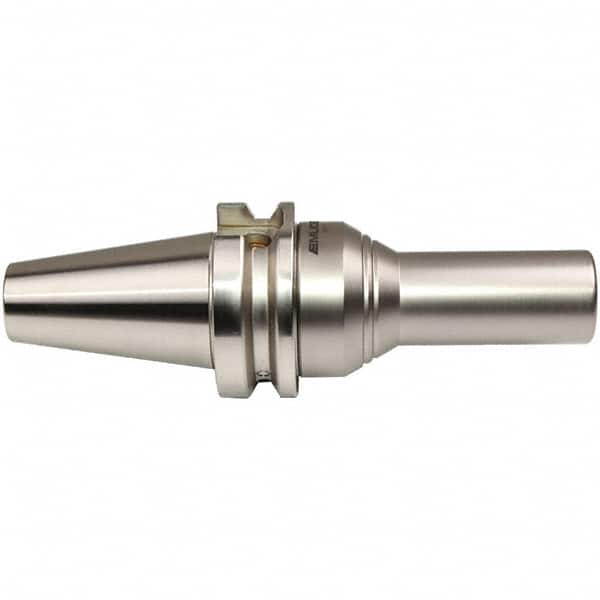 Emuge - BT40 Taper Shank, 9/16" Hole Diam x 30mm Nose Diam Milling Chuck - 120mm Projection, Through-Spindle Coolant, Balanced to 20,000 RPM - Exact Tooling