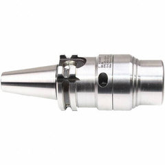 Emuge - ISO30 Taper Shank, 9/16" Hole Diam x 40mm Nose Diam Milling Chuck - 92mm Projection, Through-Spindle Coolant, Balanced to 20,000 RPM - Exact Tooling