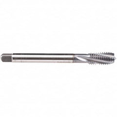 Emuge - 1/2-13 UNC 4 Flute BT Modified Bottoming Spiral Flute Tap - High Speed Steel, TiCN Finish, 4.331" OAL, Right Hand Flute, Right Hand Thread, Series CU459600 - Exact Tooling