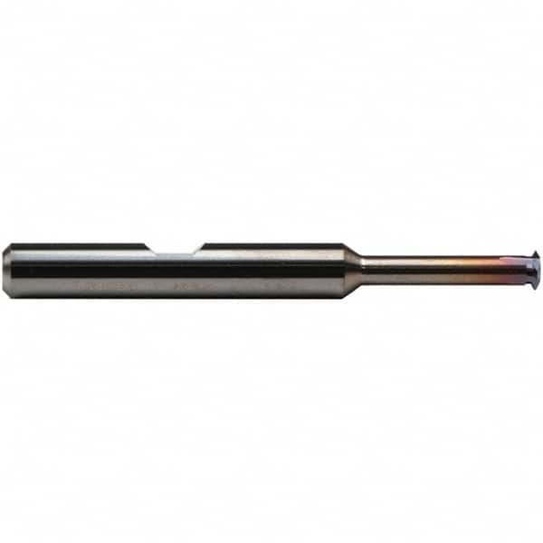 Emuge - 28 Max TPI, Internal Single Profile Thread Mill - 3/4" Cut Diam, 1/4" Shank Diam, 4 Flute, 2-3/8" OAL, TiCN Finish - Exact Tooling