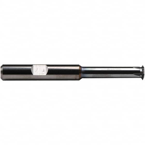 Emuge - 20 Max TPI, Internal Single Profile Thread Mill - 1-5/16" Cut Diam, 7/16" Shank Diam, 5 Flute, 3.06" OAL, TiCN Finish - Exact Tooling