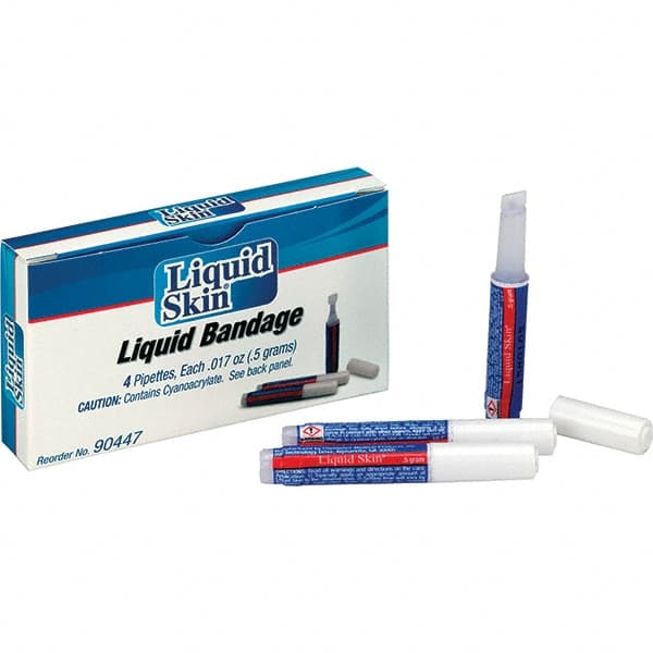PRO-SAFE - 4" Long x 5/8" Wide, General Purpose Wound Care - Liquid Bandage - Exact Tooling