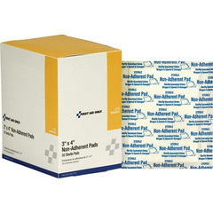 PRO-SAFE - 4-1/2" Long x 3-1/4" Wide, General Purpose Wound Care - White, Cotton Bandage - Exact Tooling