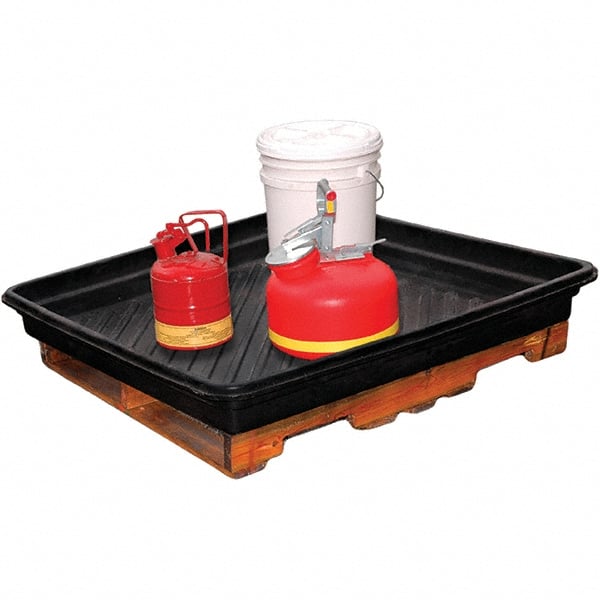 UltraTech - 30 Gal Sump Capacity Polyethylene Utility Tray for Spill Containment - Exact Tooling