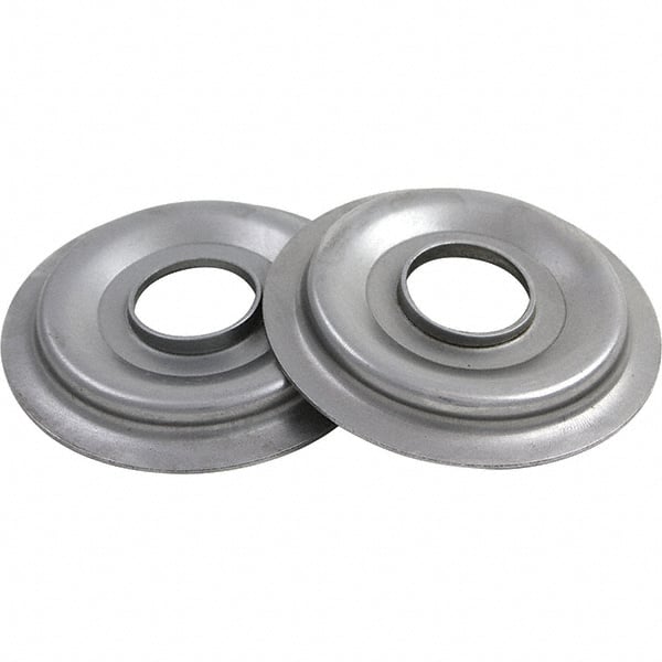 Brush Research Mfg. - 1-1/4" Diam Flat Carbon Steel Tube Brush - 0.006" Filament Diam, 1-1/2" Brush Length, 5-1/2" OAL, Steel Shank - Exact Tooling