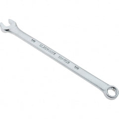 Blackhawk by Proto - 1/4" 12 Point Offset Combination Wrench - 15° Offset Angle, 4" OAL, Steel, Satin Finish - Exact Tooling