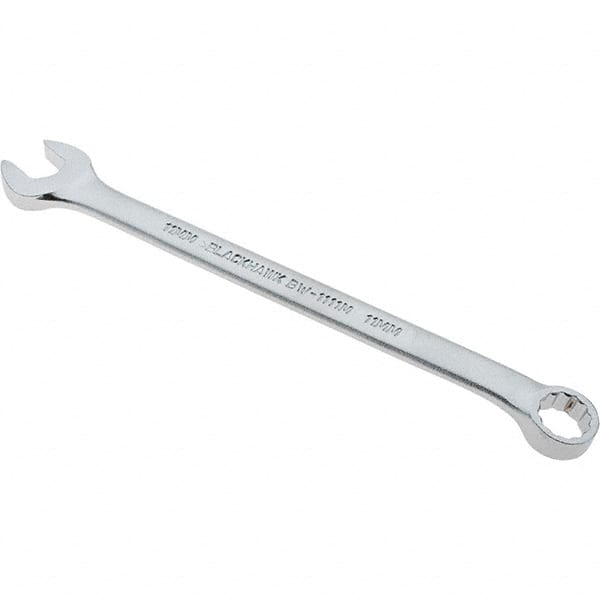 Blackhawk by Proto - 11mm 12 Point Offset Combination Wrench - 15° Offset Angle, 5-3/4" OAL, Steel, Satin Finish - Exact Tooling