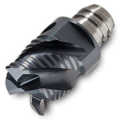 47D3727T6RN03 IN2005 End Mill Tip - Indexable Milling Cutter - Exact Tooling