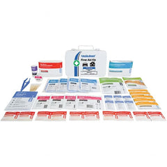 PRO-SAFE - 70 Piece, 10 Person, Industrial First Aid Kit - Metal Container - Exact Tooling