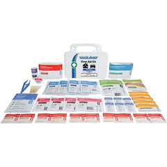 PRO-SAFE - 70 Piece, 10 Person, Industrial First Aid Kit - Plastic Container - Exact Tooling