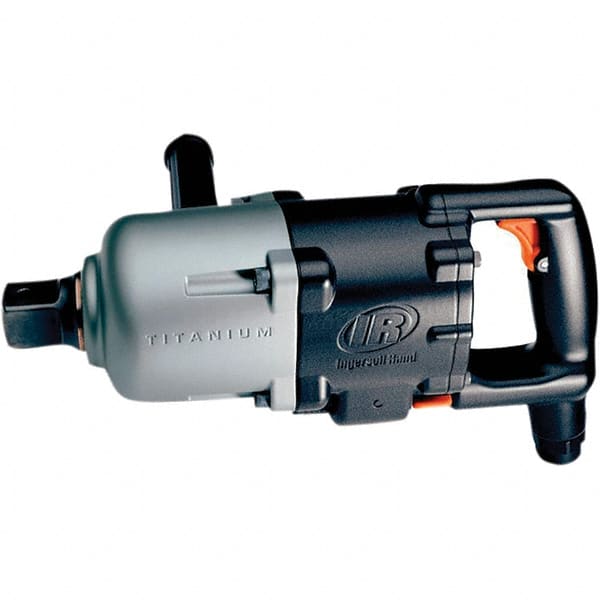 Ingersoll-Rand - 1-1/2" Drive, 2,750 RPM, 5,000 Ft/Lb Torque Impact Wrench - D-Handle, 700 IPM, 80 CFM, 90 psi, 1/2" Inlet - Exact Tooling