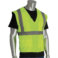 PIP - Size S/M, High Visibility Yellow Cooling Vest - Exact Tooling