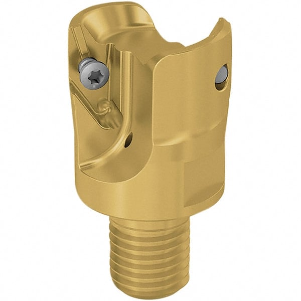 Seco - 40mm Cutting Diam, 10mm Max Depth of Cut, Modular Connection Indexable Copy End Mill - 2 Inserts, VPGX22 Insert, 217.97-22 Toolholder, Steel, Through Coolant - Exact Tooling