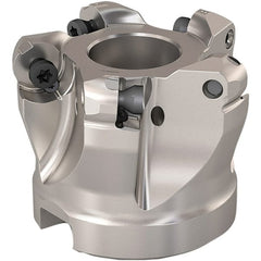 Seco - 38mm Cut Diam, 6mm Max Depth, 22mm Arbor Hole, 5 Inserts, RP..1204 Insert Style, Indexable Copy Face Mill - R220.29 Cutter Style, 12,500 Max RPM, 40mm High, Through Coolant, Series R220.29 - Exact Tooling