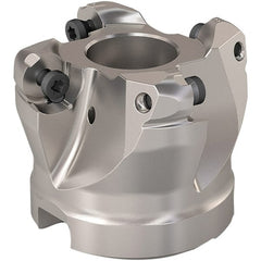 Seco - 38mm Cut Diam, 6mm Max Depth, 22mm Arbor Hole, 4 Inserts, RP..1204 Insert Style, Indexable Copy Face Mill - R220.29 Cutter Style, 12,500 Max RPM, 40mm High, Through Coolant, Series R220.29 - Exact Tooling