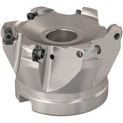 Seco - 68mm Cut Diam, 6mm Max Depth, 27mm Arbor Hole, 6 Inserts, RP..1204 Insert Style, Indexable Copy Face Mill - R220.29 Cutter Style, 10,000 Max RPM, 50mm High, Through Coolant, Series R220.29 - Exact Tooling