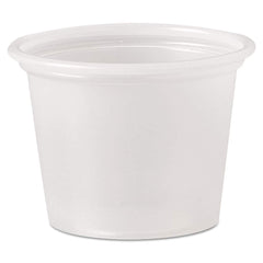 DART - Paper & Plastic Cups, Plates, Bowls & Utensils; Breakroom Accessory Type: Portion Cup ; Breakroom Accessory Description: Cups-Portion; Plastic ; Color: Translucent - Exact Tooling