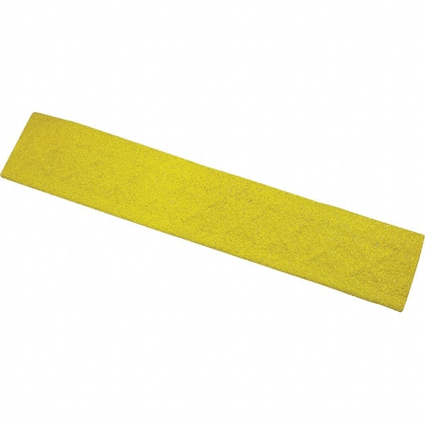 Ergo Advantage - 22" Long x 4" Wide x 1" Thick, Anti-Fatigue Modular Matting Anti-Fatigue Flooring - Female, 1 Interlocking Side, Yellow, For Dry & Wet Areas - Exact Tooling
