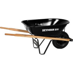 SEYMOUR-MIDWEST - Wheelbarrows; Capacity (Cu. Ft.): 6.00 (Feet); Wheel Type: Pneumatic ; Length (Decimal Inch): 55.5000 ; Width (Decimal Inch): 26.5000 ; Height (Decimal Inch): 24.500000 ; Wheel Diameter (Inch): 8 - Exact Tooling