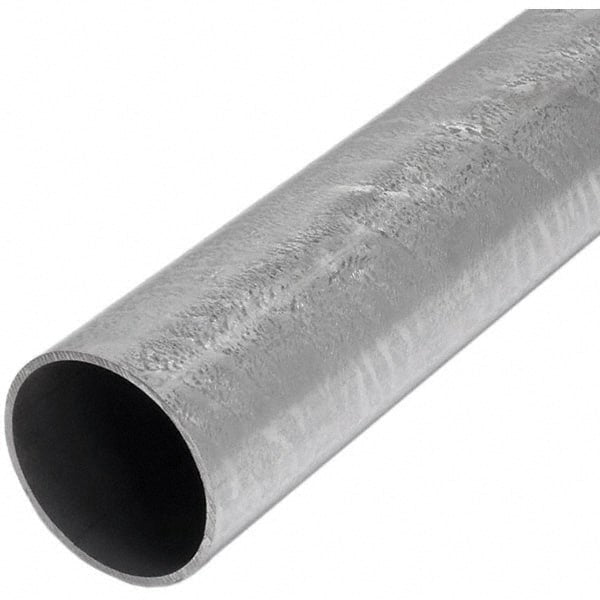 TAPCO - 10' High, Galvanized Traffic Sign Post - Steel, Silver - Exact Tooling