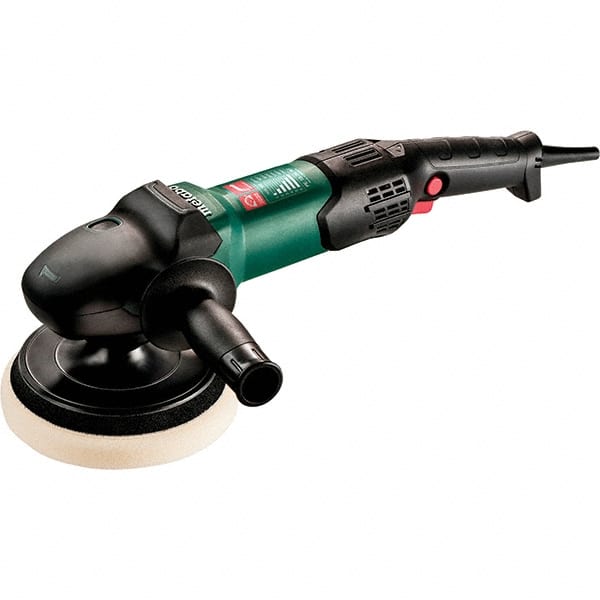 Metabo - 7" Pad Diam, 3,900 RPM, Handheld Electric Polisher - 5/8-11" Spindle Thread - Exact Tooling