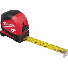Milwaukee Tool - Tape Measures Length (Feet): 12.00 Width (Inch): 3/4 - Exact Tooling