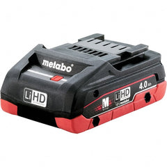 Metabo - 18 Volt Lithium-Ion Power Tool Battery - 4 Ahr Capacity, 80 min Charge Time, Series 18V LiHD - Exact Tooling