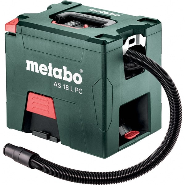 Metabo - 2 Gal Capacity, Cordless Portable Wet/Dry Vacuum Bare - 18 Volts, 16.5 Lb - Exact Tooling