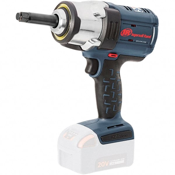 Ingersoll-Rand - 1/2" Drive 20 Volt Pistol Grip Cordless Impact Wrench & Ratchet - 0 to 1,900 RPM, 0 to 2,450 BPM, 1,500 Ft/Lb Torque, Lithium-Ion Batteries - Exact Tooling