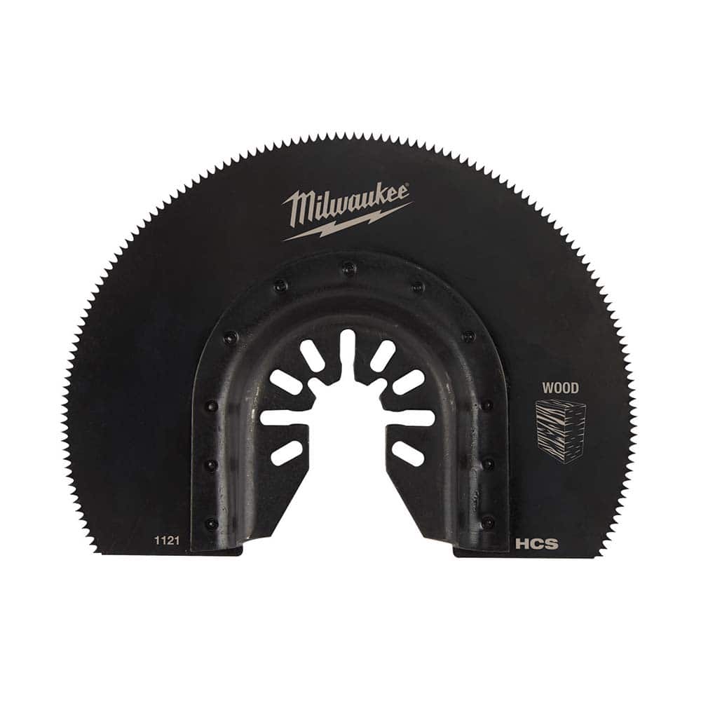 Milwaukee Tool - Rotary & Multi-Tool Accessories; Accessory Type: Wood Blade ; For Use With: Multi-Tools ; Includes: 3-1/2" HCS SEGMENTED WOOD BLADE ; Maximum RPM: 0.000 ; Tooth Style: End Cut ; Head Diameter (Inch): 3-1/2 - Exact Tooling