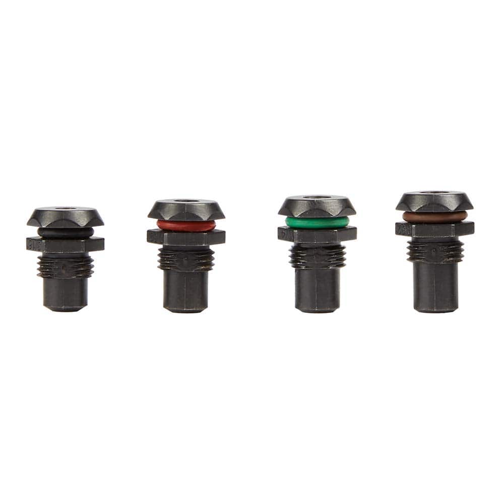 Milwaukee Tool - Power Riveter Accessories; Accessory Type: Retention Nose Pieces ; For Use With: M18 Rivet Tool; 2660-20, 2660-22 ; Gap (Inch): 1/4 ; Reach (Inch): 0.89 ; Riveter Type: Blind ; Length (Decimal Inch): 0.8900 - Exact Tooling
