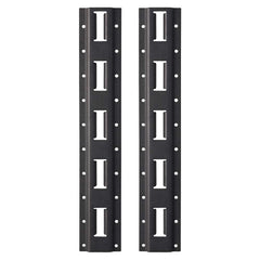 Milwaukee Tool - Small Parts Boxes & Organizers; Type: Racking Track ; Width (Inch): 3.50 ; Depth (Inch): 0.60 ; Height (Inch): 20.1 ; Number of Compartments: 2 ; Frame Material: Steel - Exact Tooling