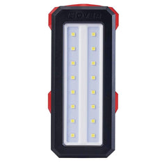 Milwaukee Tool - Cordless Work Lights; Voltage: 12 ; Run Time: 8 Hrs. ; Lumens: 700 ; Color: Red/Black ; Special Item Information: 110 Degree Pivoting Light Head; Up to 24 Hours of Run-time with XC4.0 Battery ; Includes: M12? ROVER? Service & Repair Floo - Exact Tooling