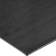 USA Sealing - Plastic Bars; Material: Carbon Fiber ; Shape: Rectangular ; Height (Inch): 1/8 ; Width (Inch): 2 ; Length (Feet): 1 ; Color: Black - Exact Tooling