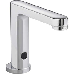 American Standard - Electronic & Sensor Faucets; Type: Sensor ; Style: Modern; Contemporary ; Type of Power: DC ; Spout Type: Low Arc ; Mounting Centers: Single Hole (Inch); Finish/Coating: Polished Chrome - Exact Tooling