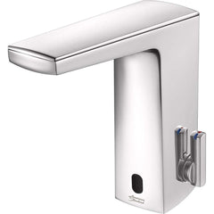 American Standard - Electronic & Sensor Faucets; Type: Sensor ; Style: Modern; Contemporary ; Type of Power: Battery ; Spout Type: Low Arc ; Mounting Centers: Single Hole (Inch); Finish/Coating: Polished Chrome - Exact Tooling