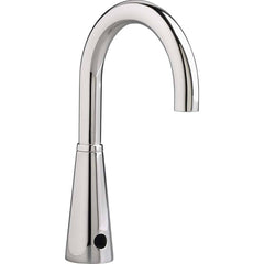 American Standard - Electronic & Sensor Faucets; Type: Sensor ; Style: Modern; Contemporary ; Type of Power: DC ; Spout Type: Gooseneck ; Mounting Centers: Single Hole (Inch); Finish/Coating: Polished Chrome - Exact Tooling