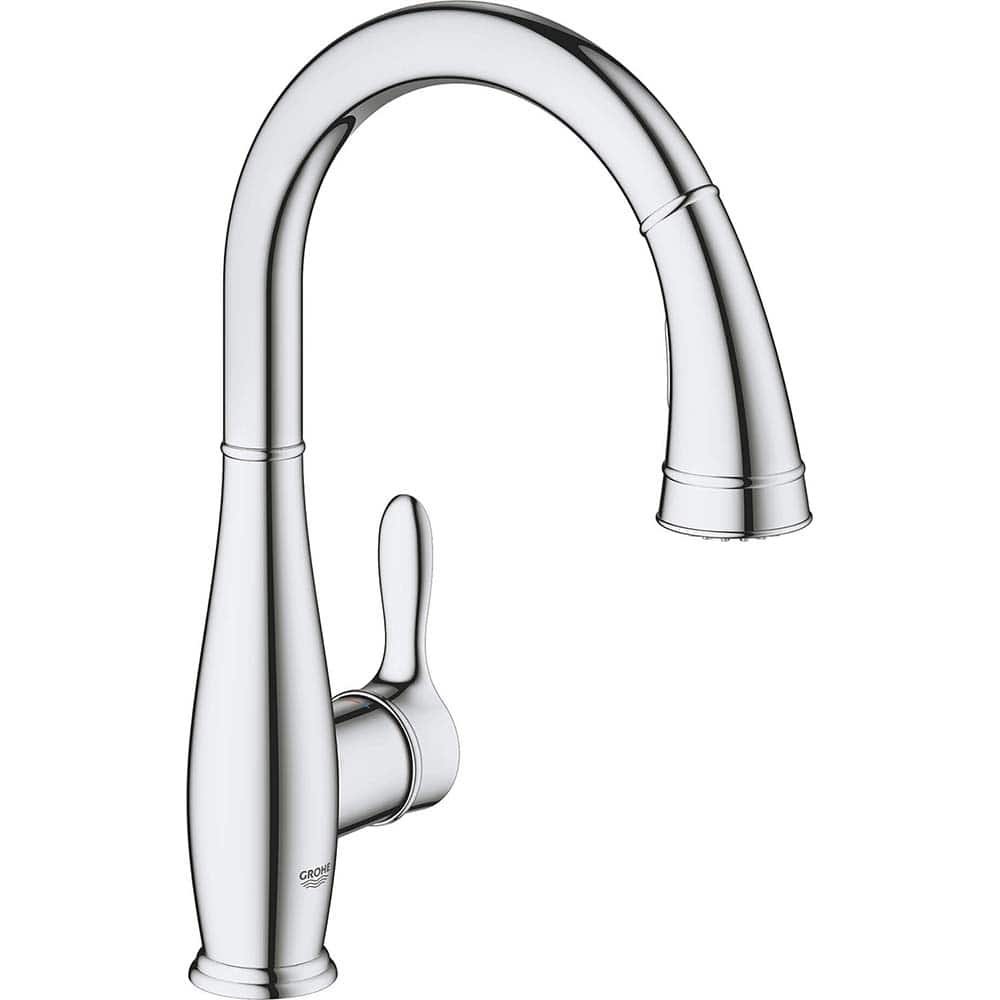 Grohe - Kitchen & Bar Faucets; Type: Pull Down ; Style: Contemporary; Modern; Transitional ; Mount: Deck ; Design: One Handle ; Handle Type: Lever ; Spout Type: High Arc - Exact Tooling