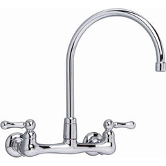 American Standard - Kitchen & Bar Faucets; Type: Gooseneck ; Style: Contemporary; Modern; Transitional ; Mount: Wallmount ; Design: Two Handle ; Handle Type: Lever ; Spout Type: Gooseneck - Exact Tooling