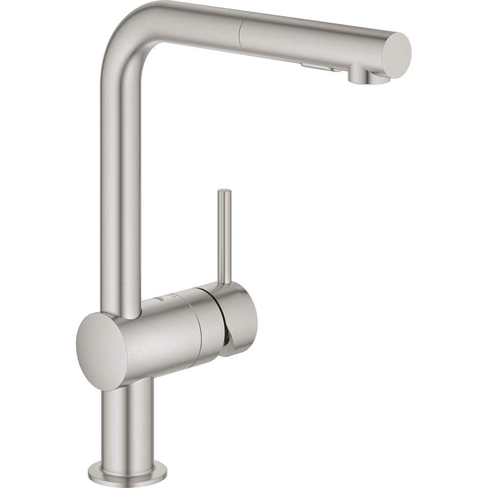 Grohe - Kitchen & Bar Faucets; Type: Pull Out ; Style: Contemporary; Modern; Transitional ; Mount: Deck ; Design: One Handle ; Handle Type: Lever ; Spout Type: Pullout - Exact Tooling