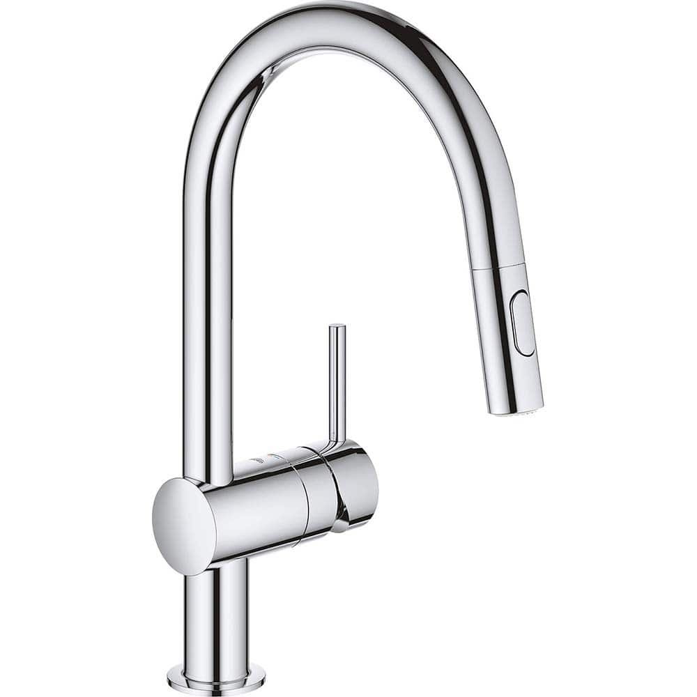 Grohe - Kitchen & Bar Faucets; Type: Pull Out ; Style: Contemporary; Modern; Transitional ; Mount: Deck ; Design: One Handle ; Handle Type: Lever ; Spout Type: Pullout - Exact Tooling