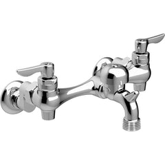 American Standard - Industrial & Laundry Faucets; Type: Utility Faucet ; Style: Transitional ; Design: Two Handle ; Handle Type: Lever ; Spout Type: Straight ; Mounting Centers: 8 (Inch) - Exact Tooling