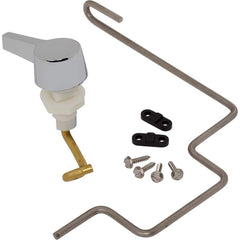 American Standard - Faucet Replacement Parts & Accessories; Type: Left Hand Trip Lever for Pressure Assist 4086 Toilet Tank ; For Use With: Left Hand Trip Lever for Pressure Assist 4086 Toilet Tank ; Material: Metal - Exact Tooling