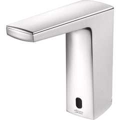 American Standard - Electronic & Sensor Faucets; Type: Sensor ; Style: Modern; Contemporary ; Type of Power: Battery ; Spout Type: Low Arc ; Mounting Centers: Single Hole (Inch); Finish/Coating: Polished Chrome - Exact Tooling