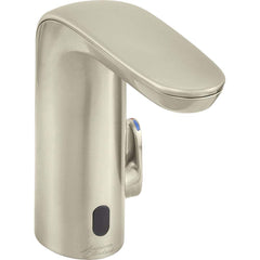 American Standard - Electronic & Sensor Faucets; Type: Sensor ; Style: Modern; Contemporary ; Type of Power: DC ; Spout Type: Low Arc ; Mounting Centers: Single Hole (Inch); Finish/Coating: Brushed; Nickel - Exact Tooling