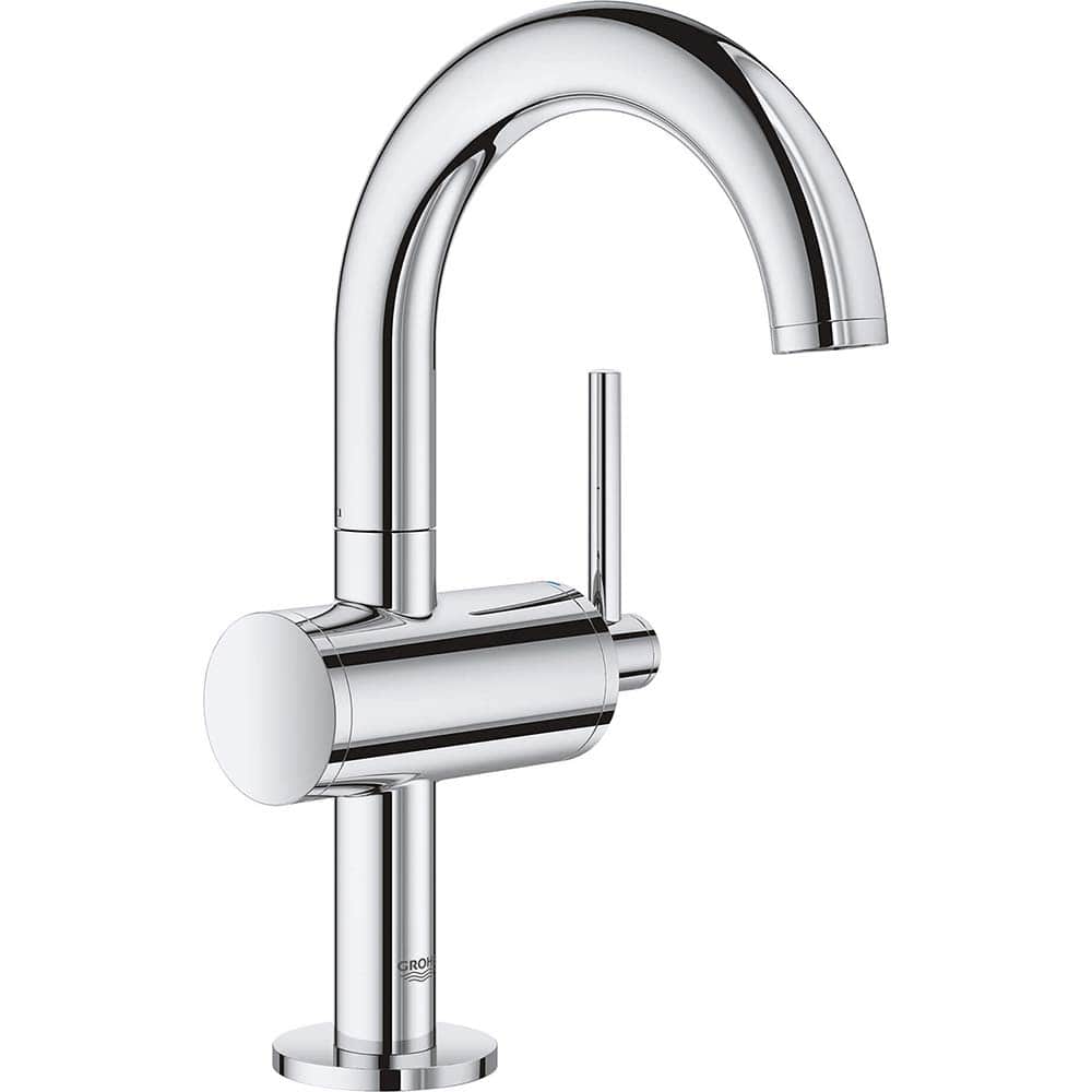 Grohe - Lavatory Faucets; Type: Deck Mount ; Spout Type: High Arc ; Design: Lever ; Handle Type: Lever ; Mounting Centers: Single Hole (Inch); Drain Type: No Drain - Exact Tooling