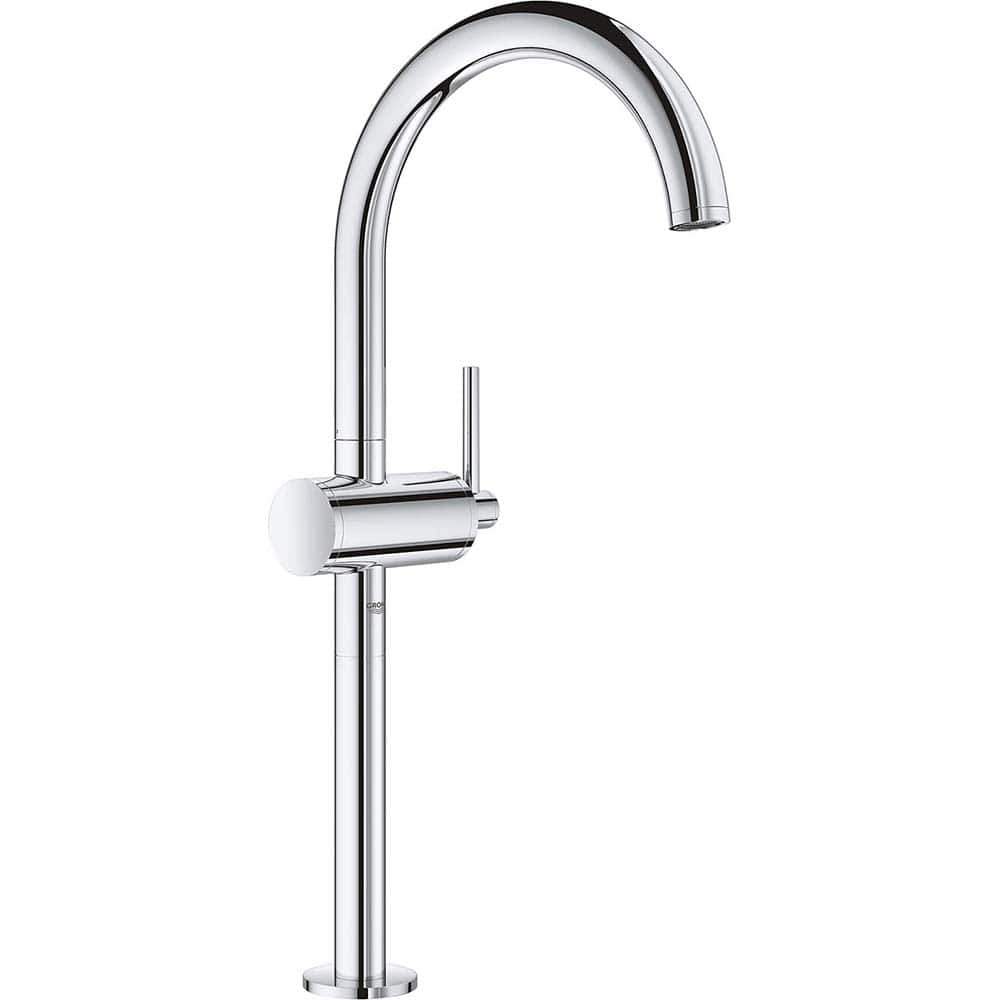 Grohe - Lavatory Faucets; Type: Deck Mount ; Spout Type: High Arc ; Design: Lever ; Handle Type: Lever ; Mounting Centers: Single Hole (Inch); Drain Type: No Drain - Exact Tooling
